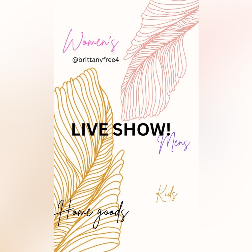 LIVE SHOW LISTING🔥